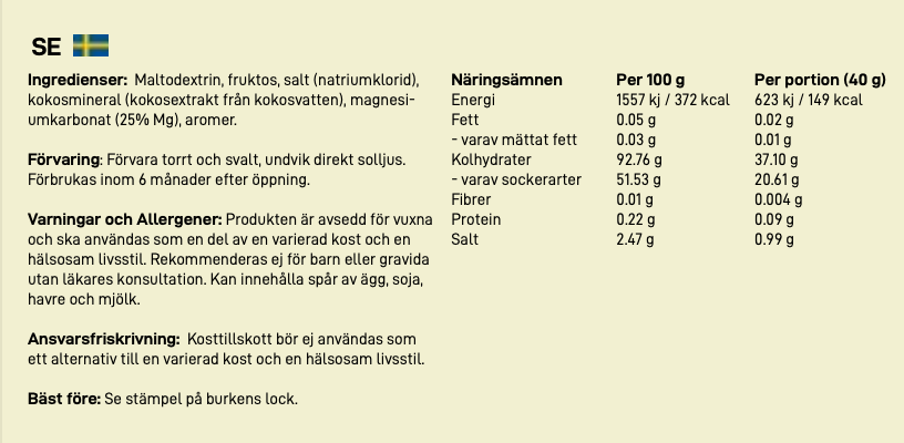 Velox Endure: Sportdryck Neutral (5kg)