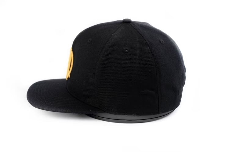 KAQ retro snapback cap - black